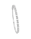 Sabrina Designs 14k 0.46 Ct. Tw. Diamond Stackable Bangle In Silver