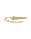 Sabrina Designs 14k 0.47 Ct. Tw. Diamond & Tsavorite Snake Bangle Bracelet