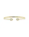 Sabrina Designs 14k 0.48 Ct. Tw. Diamond Open Bangle Bracelet