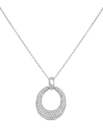 Sabrina Designs 14k 0.48 Ct. Tw. Diamond  Pendant Necklace In Metallic