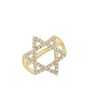 Sabrina Designs 14k 0.48 Ct. Tw. Diamond Star Of David Ring