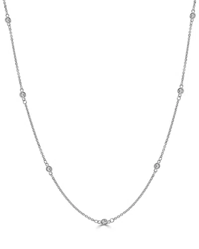 Sabrina Designs 14k 0.48 Ct. Tw. Diamond Station Necklace