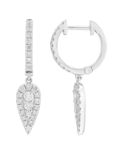 Sabrina Designs 14k 0.49 Ct. Tw. Diamond Dangle Earrings In Metallic