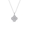 Sabrina Designs 14k 0.50 Ct. Tw. Diamond Clover Necklace