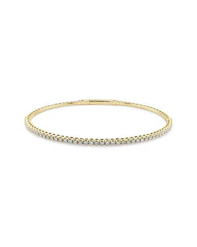 Sabrina Designs 14k 1.57 Ct. Tw. Diamond Flexible Bangle Bracelet