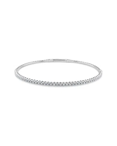 Sabrina Designs 14k 1.04 Ct. Tw. Diamond Flexible Bracelet In Metallic