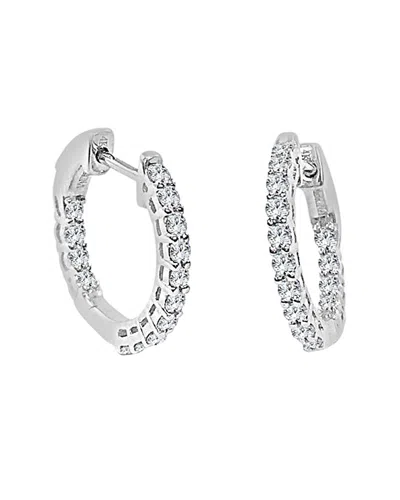 Sabrina Designs 14k 0.51 Ct. Tw. Diamond Inside Out Hoops