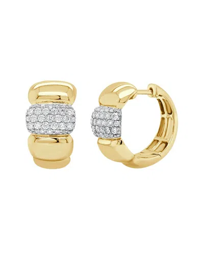 Sabrina Designs 14k 0.50 Ct. Tw. Diamond Huggie Earrings In Gold