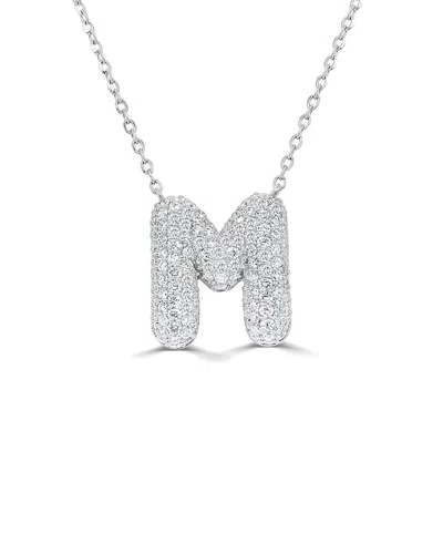 Sabrina Designs 14k 0.50 Ct. Tw. Diamond Initial Necklace In Metallic