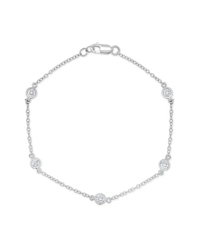 Sabrina Designs 14k 0.52 Ct. Tw. Diamond Bracelet In Silver