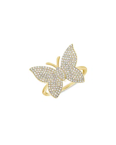Sabrina Designs 14k 0.52 Ct. Tw. Diamond Butterfly Ring In Gold