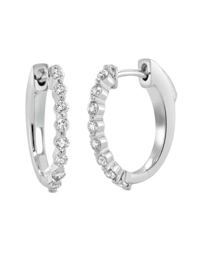 Sabrina Designs 14k 0.52 Ct. Tw. Diamond Hoops In Metallic