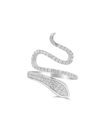 Sabrina Designs 14k 0.52 Ct. Tw. Diamond Snake Wrap Ring In Metallic