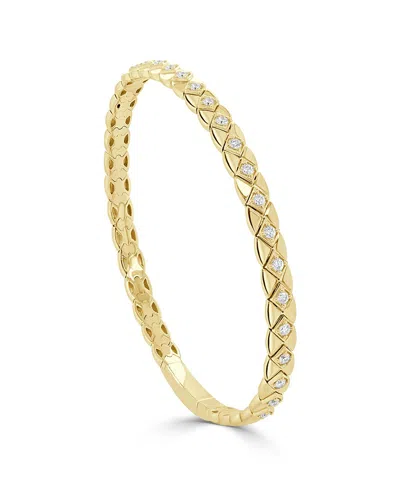 Sabrina Designs 14k 0.54 Ct. Tw. Diamond Flexible Stackable Bangle In Gold
