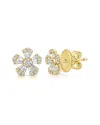 Sabrina Designs 14k 0.54 Ct. Tw. Diamond Flower Earrings