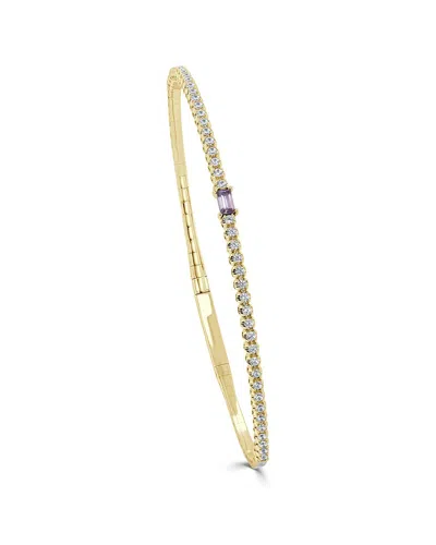 Sabrina Designs 14k 0.56 Ct. Tw. Diamond & Ruby Bangle Bracelet