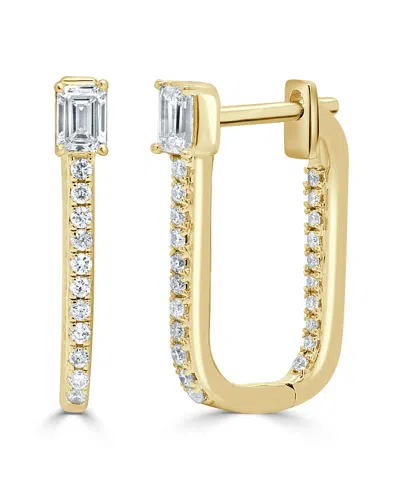 Sabrina Designs 14k 0.56 Ct. Tw. Diamond Hoop Earrings In Gold