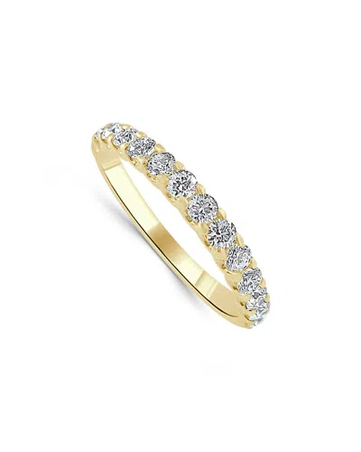 Sabrina Designs 14k 0.57 Ct. Tw. Diamond Half-eternity Ring In Gold