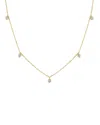 Sabrina Designs 14k 0.58 Ct. Tw. Diamond Station Necklace