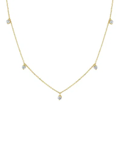 Sabrina Designs 14k 0.58 Ct. Tw. Diamond Station Necklace