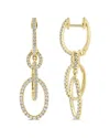 Sabrina Designs 14k 0.61 Ct. Tw. Diamond Link Dangle Earrings