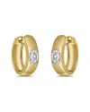 Sabrina Designs 14k 0.63 Ct. Tw. Diamond Hoop Earrings