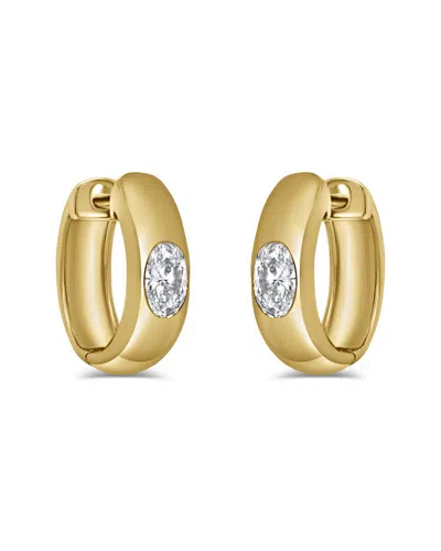 Sabrina Designs 14k 0.63 Ct. Tw. Diamond Hoop Earrings In Transparent