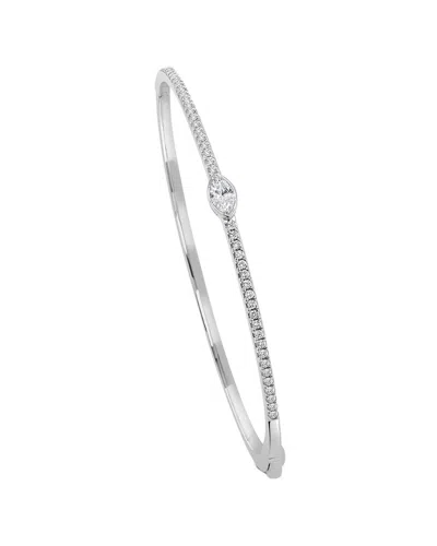 Sabrina Designs 14k 0.65 Ct. Tw. Diamond Bangle Bracelet In Metallic