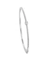 Sabrina Designs 14k 0.66 Ct. Tw. Diamond Bangle Bracelet