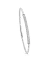 Sabrina Designs 14k 0.67 Ct. Tw. Diamond Flexible Stackable Bangle Bracelet