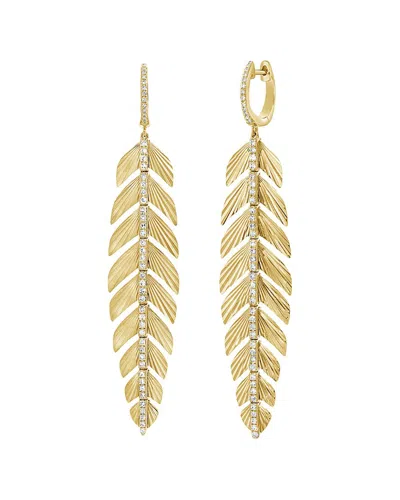 Sabrina Designs 14k 0.68 Ct. Tw. Diamond Dangle Earrings In Gold