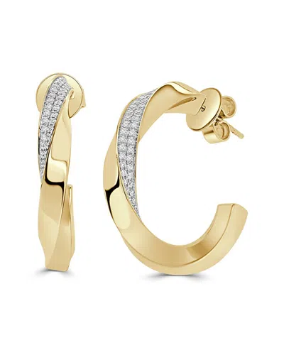Sabrina Designs 14k 0.68 Ct. Tw. Diamond Hoop Earrings In Gold