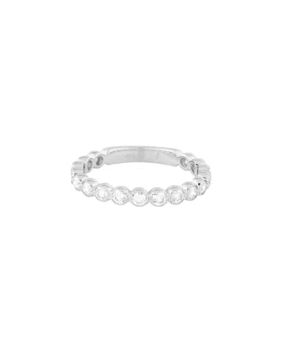 Sabrina Designs 14k 0.70 Ct. Tw. Diamond Half-eternity Ring In Metallic