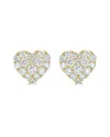 Sabrina Designs 14k 0.70 Ct. Tw. Diamond Heart Studs