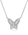Sabrina Designs 14k 0.72 Ct. Tw. Diamond Butterfly Necklace In Gold