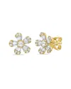Sabrina Designs 14k 0.72 Ct. Tw. Diamond Flower Studs