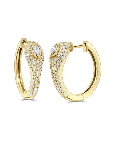 Sabrina Designs 14k 0.72 Ct. Tw. Diamond Huggie Earrings