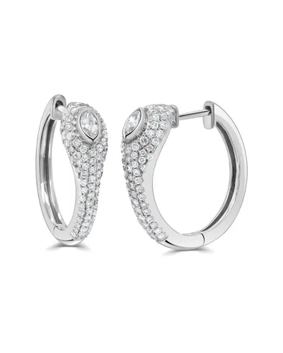 Sabrina Designs 14k 0.73 Ct. Tw. Diamond Huggie Earrings