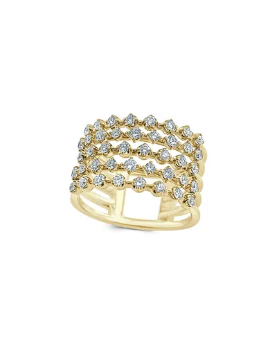 Sabrina Designs 14k 0.75 Ct. Tw. Diamond Five-row Ring In Gold
