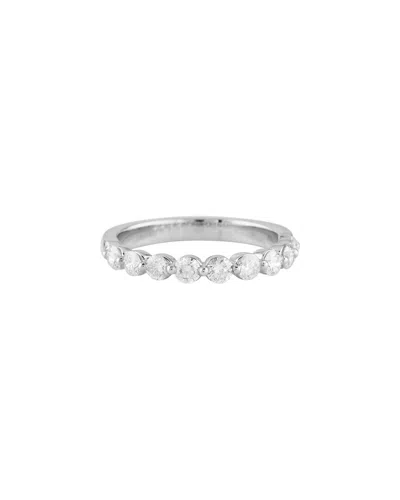 Sabrina Designs 14k 0.75 Ct. Tw. Diamond Half Eternity Ring In Metallic