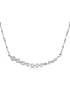 Sabrina Designs 14k 0.76 Ct. Tw. Diamond Curved Bar Graduate Necklace