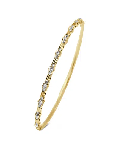 Sabrina Designs 14k 0.76 Ct. Tw. Diamond Flexible Bangle Bracelet In Gold