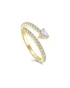 Sabrina Designs 14k 0.77 Ct. Tw. Diamond Cross Over Ring