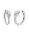 Sabrina Designs 14k 0.73 Ct. Tw. Diamond Huggie Earrings