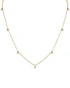 Sabrina Designs 14k 0.79 Ct. Tw. Diamond Station Necklace