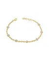 Sabrina Designs 14k 0.80 Ct. Tw. Diamond Circle Station Bracelet In Gold