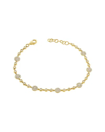 Sabrina Designs 14k 0.80 Ct. Tw. Diamond Circle Station Bracelet In Gold