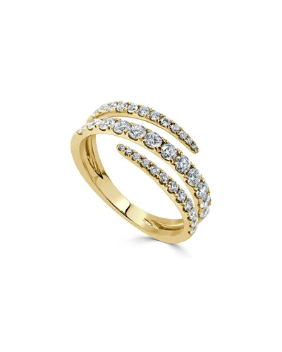 Sabrina Designs 14k 0.81 Ct. Tw. Diamond Criss-cross Ring In Gold