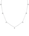 Sabrina Designs 14k 0.83 Ct. Tw. Diamond Station Necklace