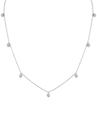 Sabrina Designs 14k 0.83 Ct. Tw. Diamond Station Necklace